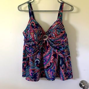 St. John’s Bay Floral Swim Top!
